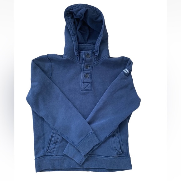 Abercrombie & Fitch Other - Abercrombie And Fitch Muscle Hoodie Size Size Medium Navy Blue 1/4 Button Up